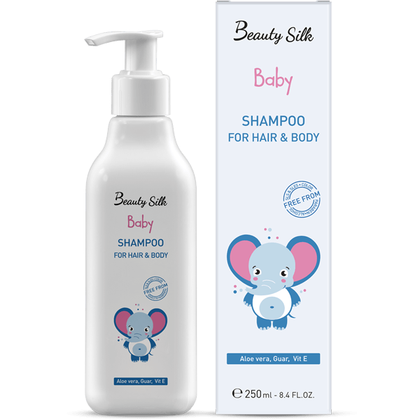 شامپو سر و بدن کودک بیوتی سیلک (250ml)  Baby shampoo for hair and body